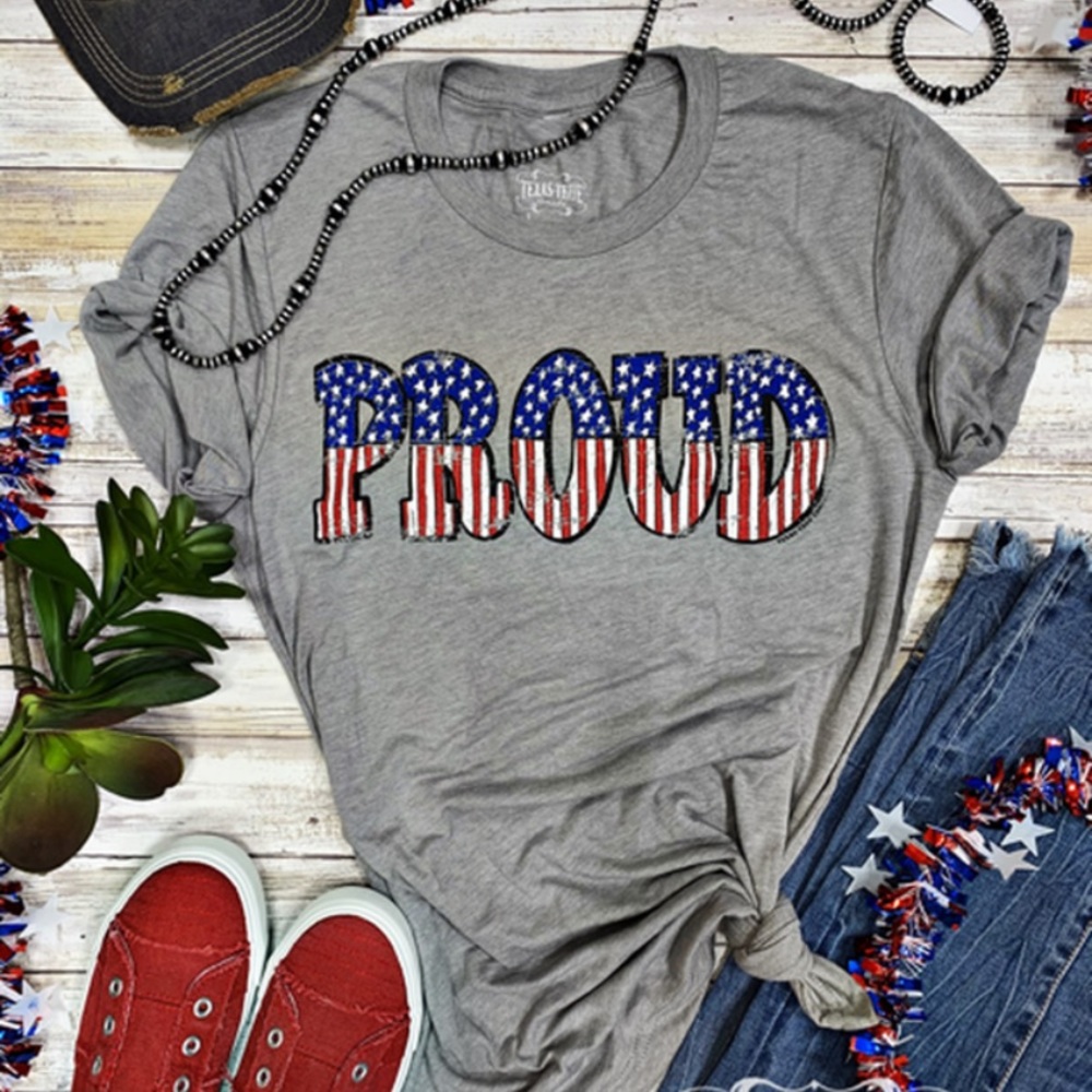Patriotic Proud Graphic Tee